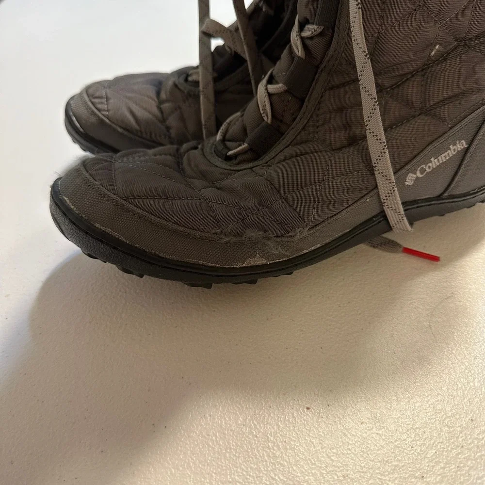 Columbia Minx Mid II Boots Womens 9 Grey Waterproof Winter Snow Outdoor‎
